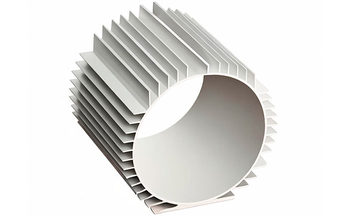 鋁型材定制開模電機殼鋁型材-4