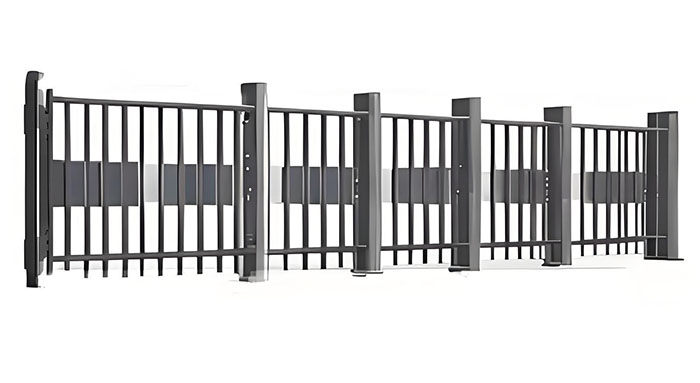 鋁型材定制開模鋁合金防護欄鋁型材-1